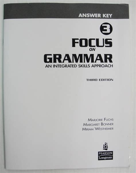 Focus On Grammar 3 Answer Key