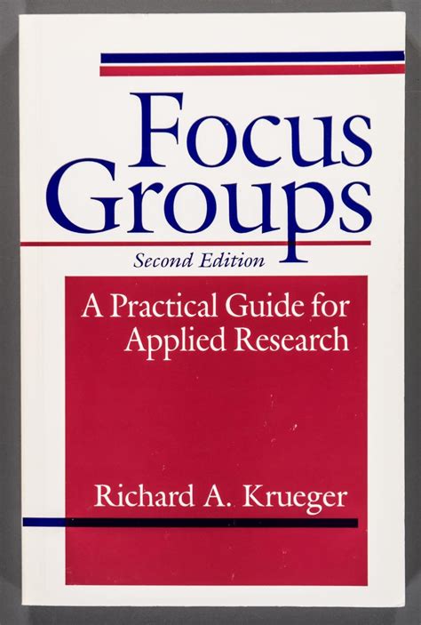 Read Online Focus Groups A Practical Guide For Applied Research Second Edition 