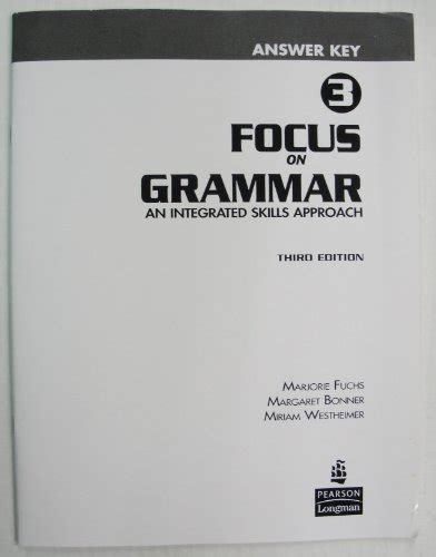Full Download Focus On Grammar 3 Student Answer Key 