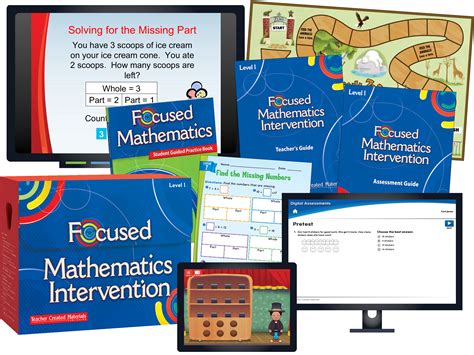 Focused Mathematics Intervention Teacher Created Materials Math Intervention Worksheets - Math Intervention Worksheets