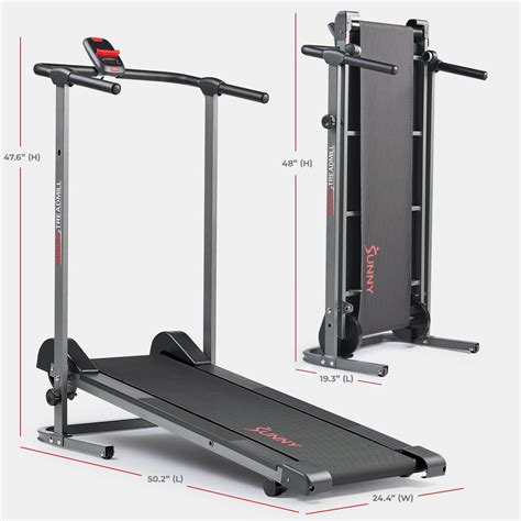 Foldable Manual Treadmill