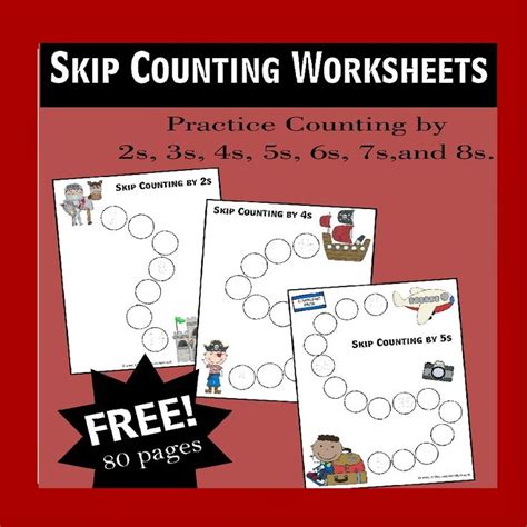 Follow The Paths Free Skip Counting Worksheets Math Skip Counting Worksheets - Math Skip Counting Worksheets