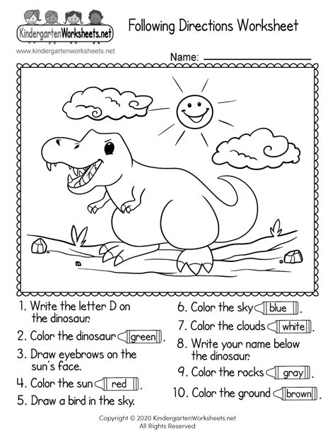Following Directions Activities For Kids Engage The Brain Follow Directions Worksheet 5th Grade - Follow Directions Worksheet 5th Grade
