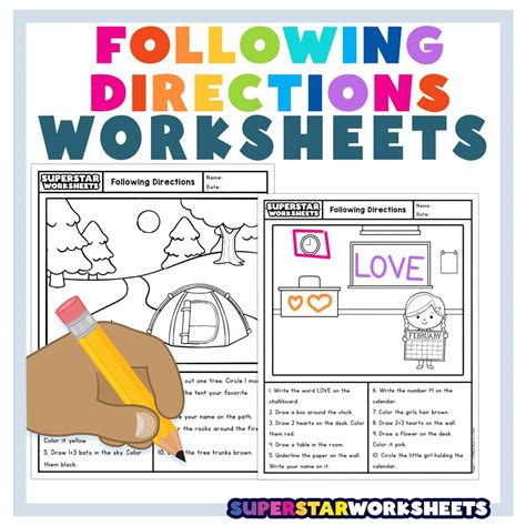 Following Directions Worksheets Superstar Worksheets Following Directions Worksheet 7th Grade - Following Directions Worksheet 7th Grade