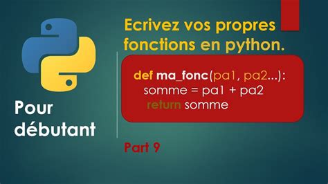 Fonction Python