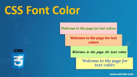 font color css