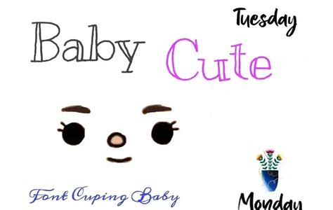 font cuping baby
