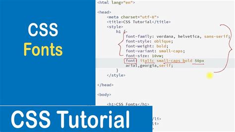 font family arial css code