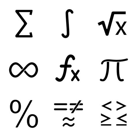 Fonts For Mathematics Math Glyphs - Math Glyphs