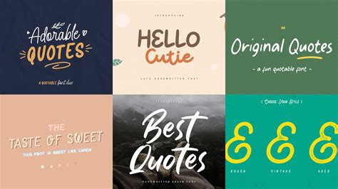 Fonts For Quotes