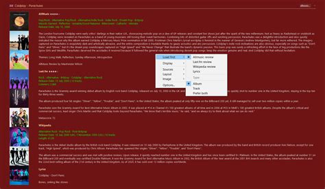 foobar biography view component