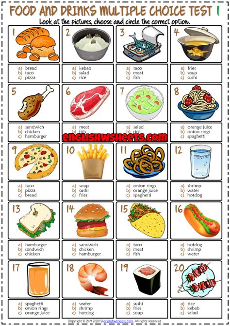 Food Choice Test