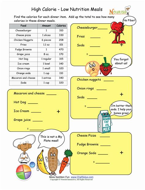 Food Groups And Nutrition Worksheets Math Worksheets 4 Worksheet Nutrients Grade 4 - Worksheet Nutrients Grade 4