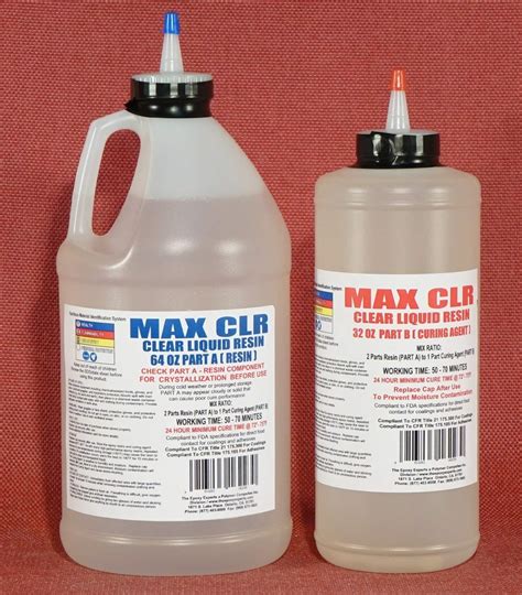 MAX CLR THIXO Food Safe Clear Coating -FDA Compliant Coating Or Glue For  Direct Food Contact Use -Thickened 4 Vertical Application, Less Runs &  Drips