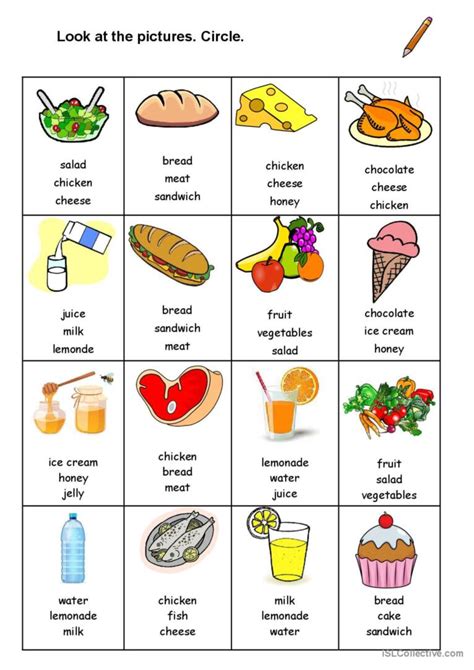 Food Worksheets Free Printable Worksheets Games4esl Food Worksheets For Kindergarten - Food Worksheets For Kindergarten