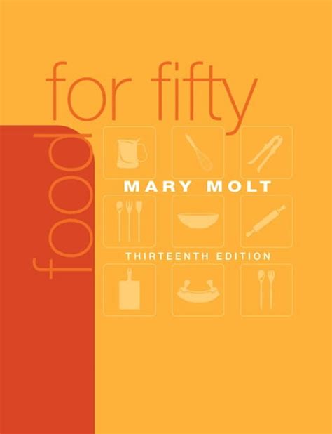 Full Download Food For Fifty 13Th Edition 