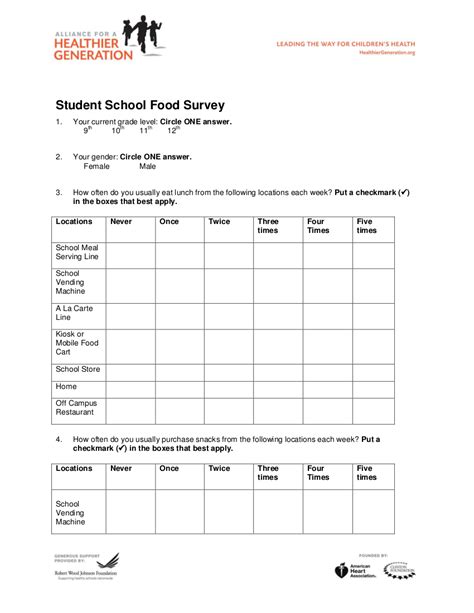 Download Food Habits Questionnaire Fhq 12 20 2010 
