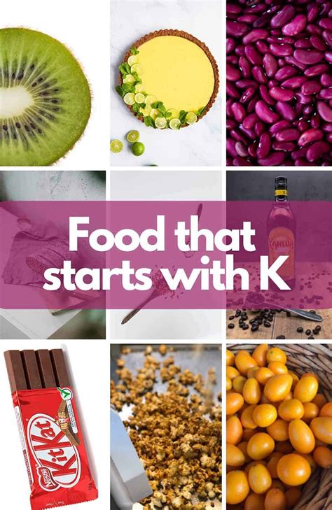 Foods That Start With K Flavorful Home Items Beginning With K - Items Beginning With K