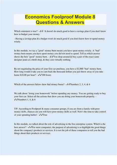 foolproof module 8 answers