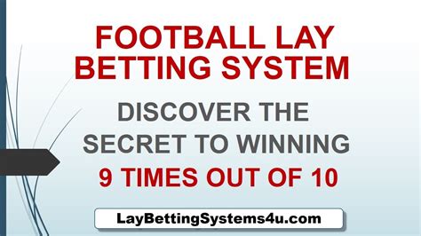 football lay betting system