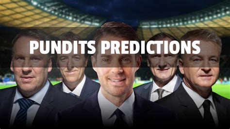 football pundits predictions