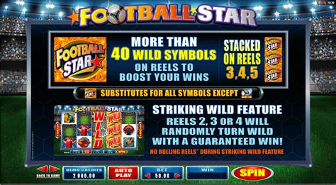 football star slot game bnsf
