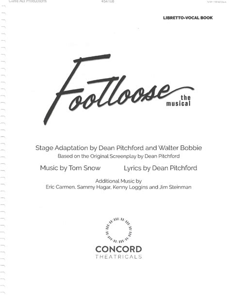 Footloose Script