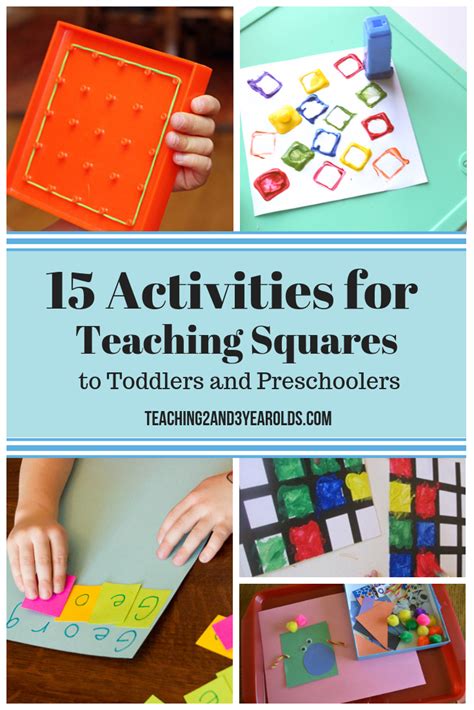 for Kids MiniLecture and Square Activity Science