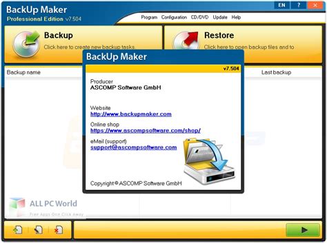 for apple instal ASCOMP BackUp Maker Professional 8.202