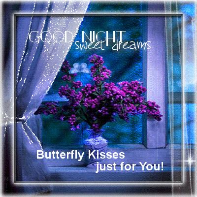 for butterfly kisses at night