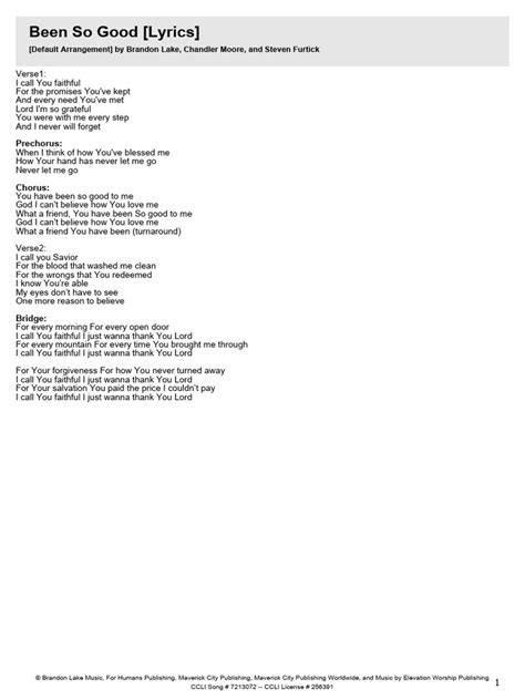 For Good Lyrics