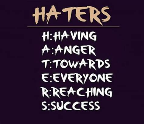 For Haters Quotes