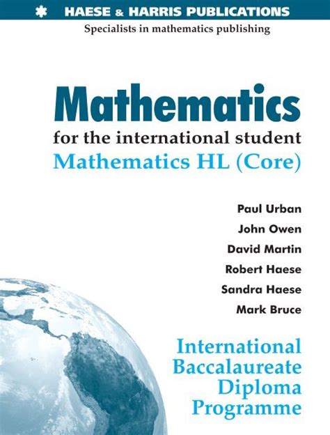 Full Download For The International Student Mathematics Hl Core 