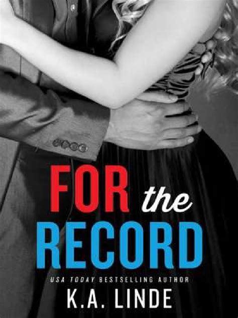 Download For The Record Record 3 By Ka Linde 