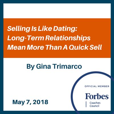 forbes selling is like dating