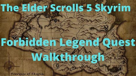 Forbidden Legend Quest Walkthrough