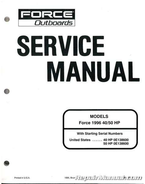 Force 40hp 97 Manual