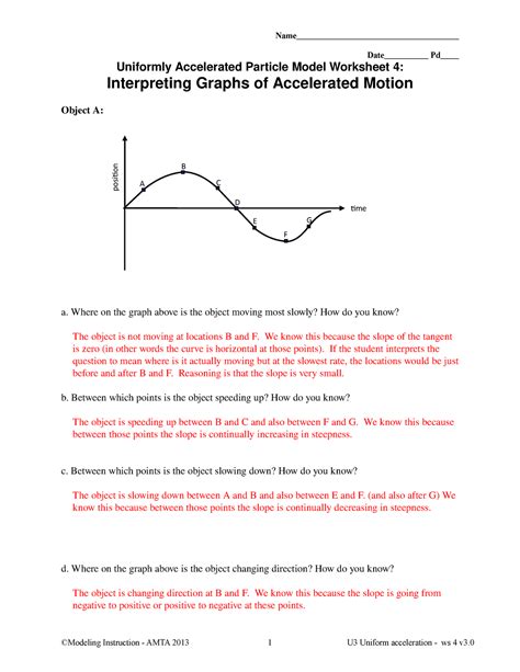 Force And Motion Worksheet Answers Accelerated Motion Worksheet Answers - Accelerated Motion Worksheet Answers