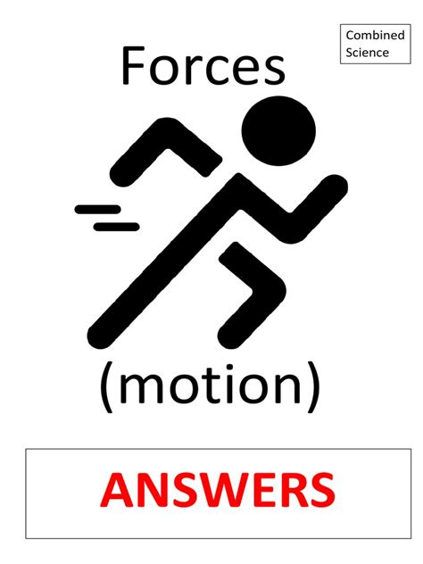 forces motion answers