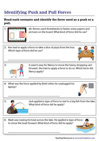 Forces Push Or Pull Worksheet Push Or Pull Worksheet - Push Or Pull Worksheet
