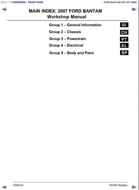 ford bantam workshop manual