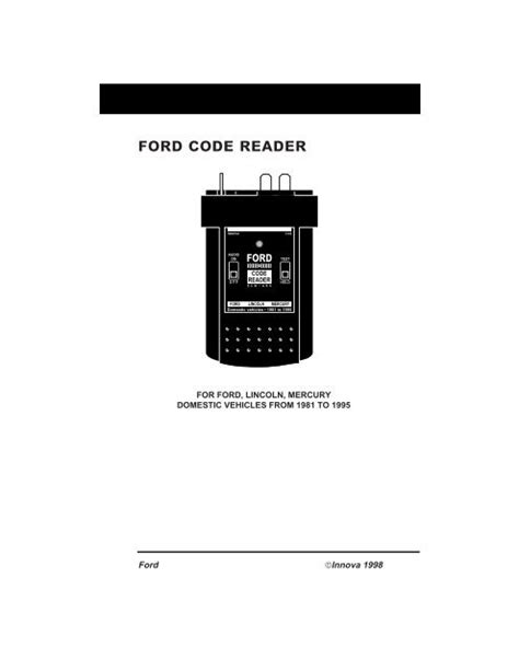 Ford Code Reader Lodz