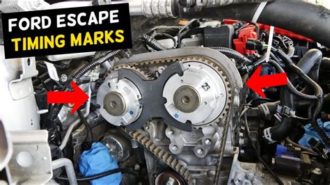 ford escape timing chain marks