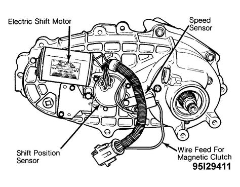 ford explorer transfer case diagram