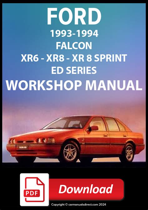 ford falcon ed workshop manual