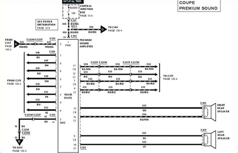 ford radio amplifier electronic schematic