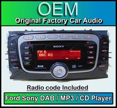 ford sony dab audio system manual