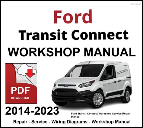 ford transit inc connect workshop data books