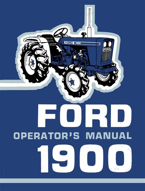 Full Download Ford 1900 Service Manual 
