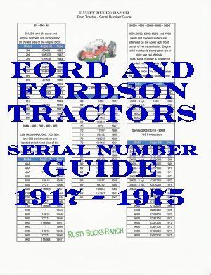 Download Ford 545D Serial Number Guide 